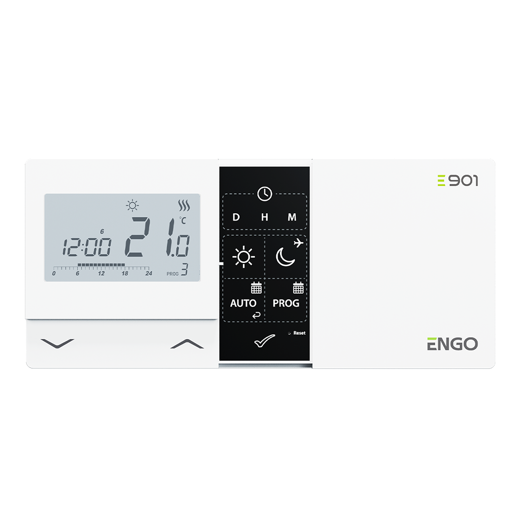 Programeeritav, juhtmega termostaat - E901