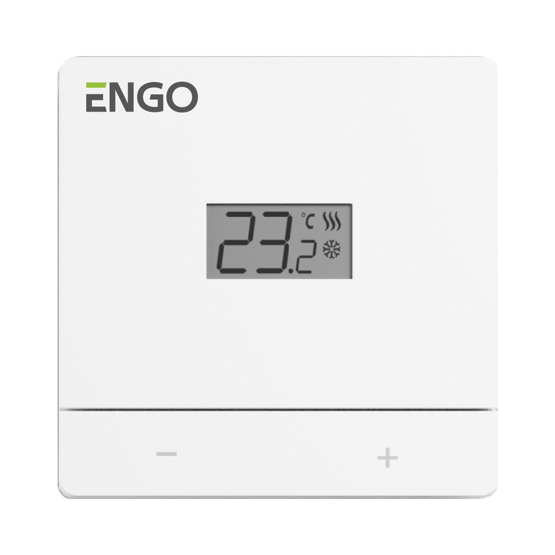 Juhtmepõhine, pinnapealne termostaat, patareipõhine - EASYBATW