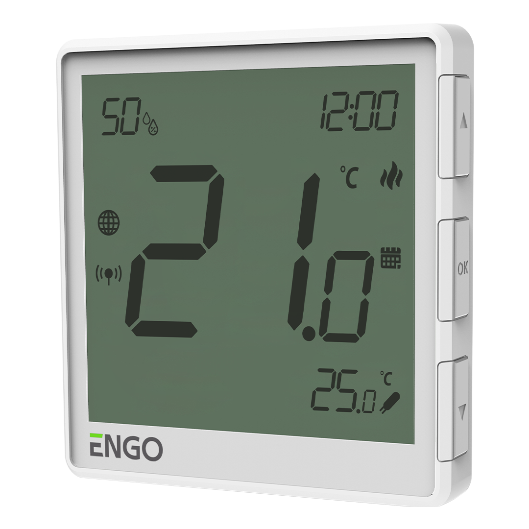 Inteligentní termostat ZigBee, 230 V, bílý - EONE230W