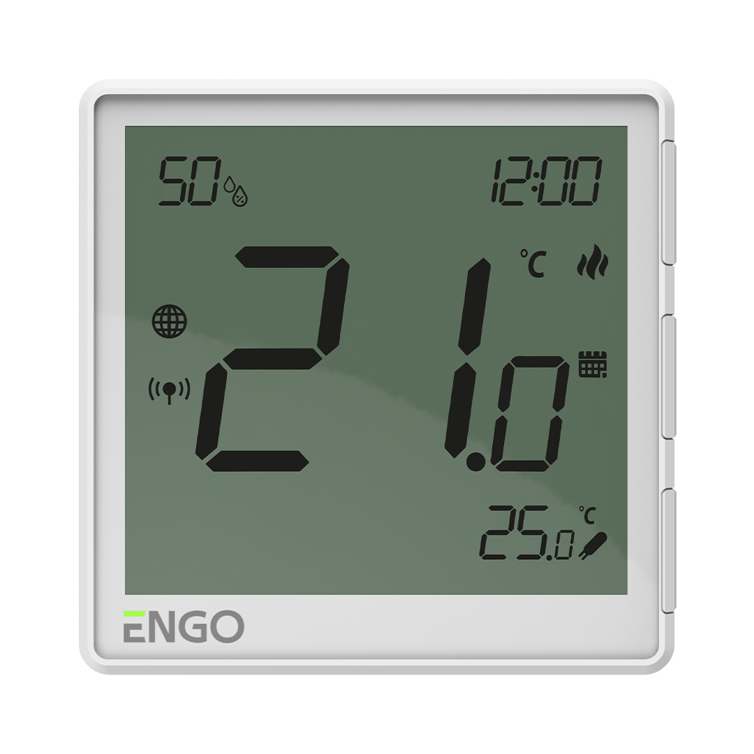 Internetinis, potinkinis temperatūros reguliatorius „ZigBee“, 230V - EONE230W